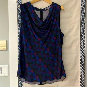 Silk work top going out top